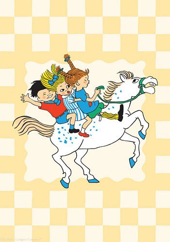 Fifi Brindacier fait du cheval