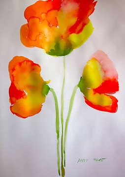 poppies  van M.A. Ziehr