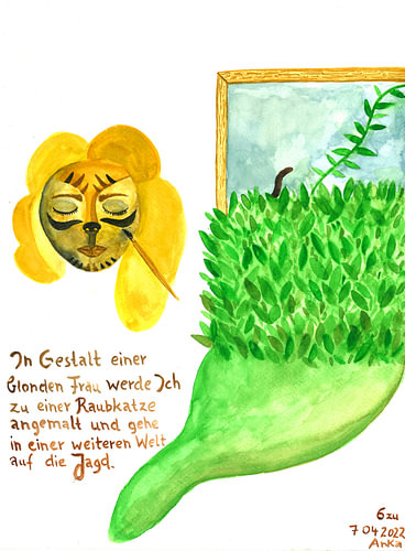 Traum 07042022 Raubkatzenfrau