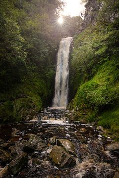 Glenevin Waterfall, Ierland van Bo Scheeringa Photography