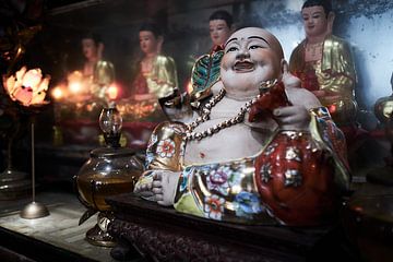 Buddha in Vietnamese temple by Karel Ham