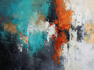 Orange Explosion by ARTEO Paintings