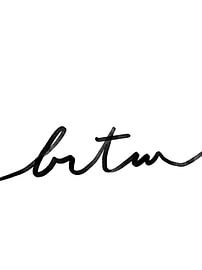 Au fait, citation : œuvre d'art typographique avec lettrage minimaliste en noir et blanc sur Julia Strube - graphics