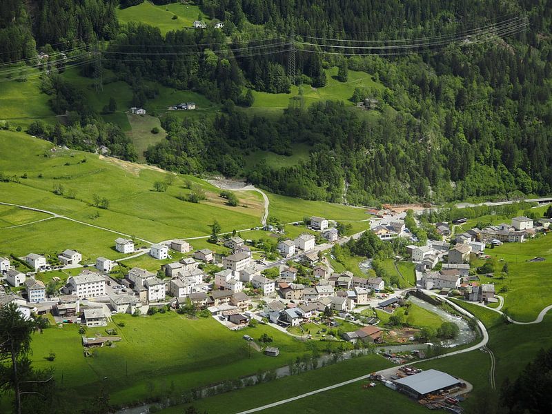 Swiss village by Koda Taubert