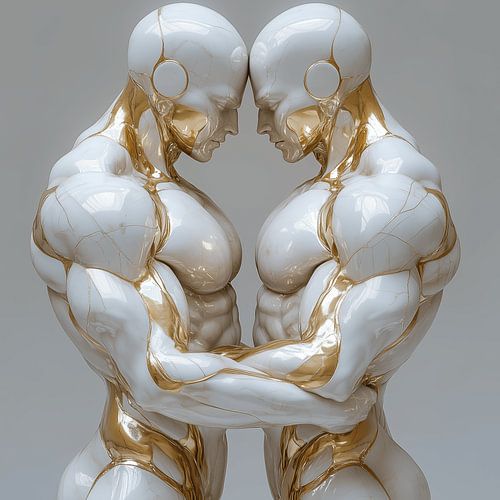 Mannelijke perfectie in steen gegoten