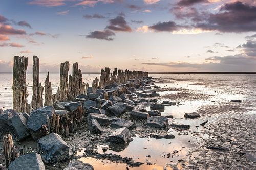 Zonsopkomst op het Wad