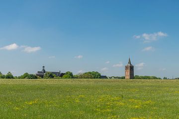 Blick auf Winssen im Sommer