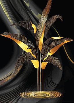 Tropisch abstract van Himler Razan