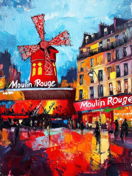 Moulin Rouge Paris von Franka Poulain