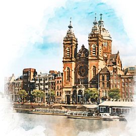 Amsterdam, basilique Saint-Nicolas. sur Danny de Klerk