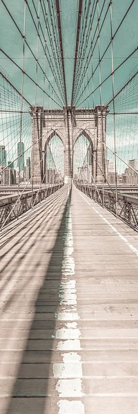 NEW YORK CITY Pont de Brooklyn | style vintage urbain par Melanie Viola