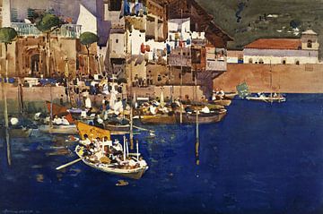 Arthur Melville,Een mediterrane haven