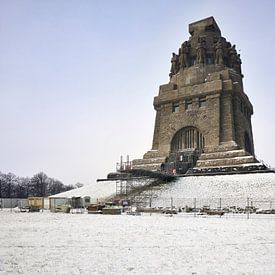 Völkerschlachtdenkmal Leipzig seitliche Ansicht von Michael Moser