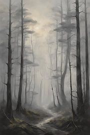 Trees Silent Path 1.1 Malerei