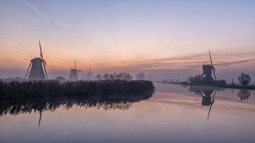 Zonsopkomst Kinderdijk