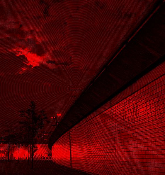 Rotterdam, de Hofbogen met avond lucht par Marco Versloot