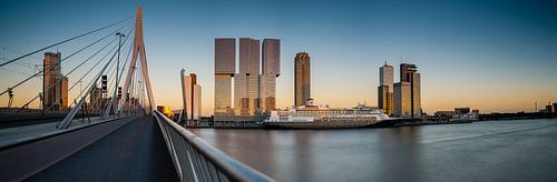 Kop van Zuid met de MS Rotterdam