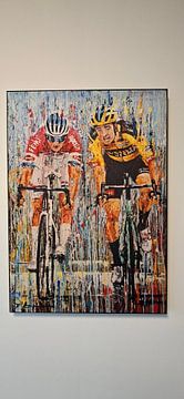 Photo de nos clients: Le sprint final sur Frans Mandigers