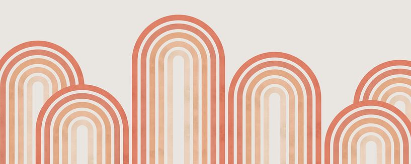 Boho-Linien und Kurven 2 von Vitor Costa