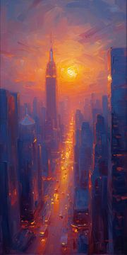 City Lights at Sunset by Whale & Sons