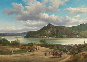 ELIAS VAN BOMMEL, Blick auf Gros Maros (Nagymaros),