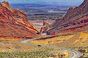 Utah Interstate I-70 van Willem van Holten