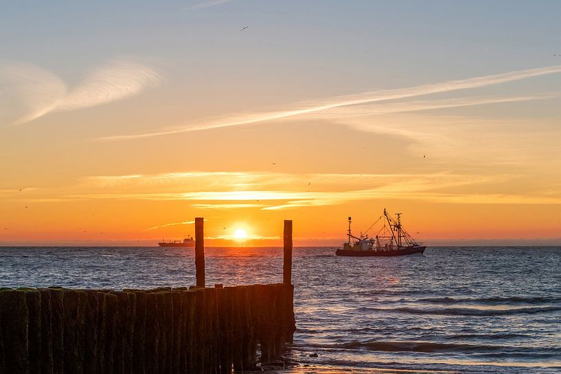 Vissersboot van Henk Verstraaten