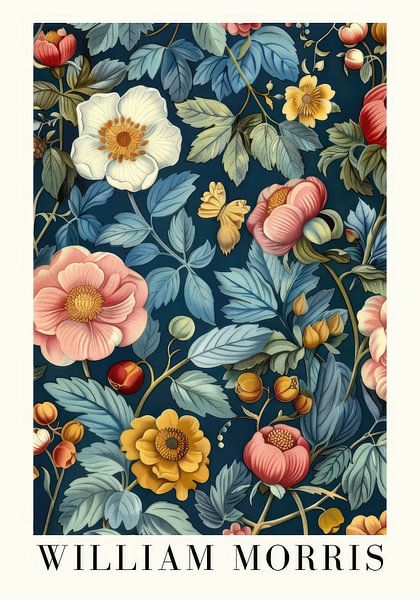 William Morris Poster by Niklas Maximilian