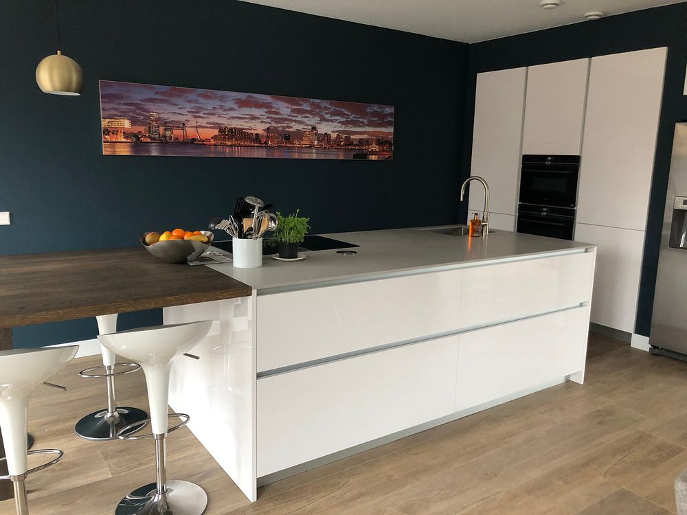 Schöne Wolken Himmel über Rotterdam Panorama  von Anton de Zeeuw 