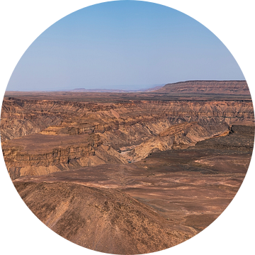 De Fish River Canyon in Namibië, Afrika van Patrick Groß