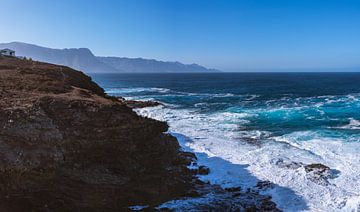 De prachtige rotskust in het westen van Gran Canaria van Peter Baier