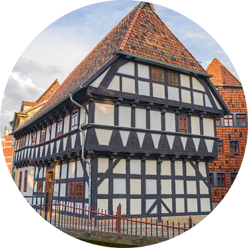 Werelderfgoedstad Quedlinburg - vakwerkhuis in het oude stadscentrum
