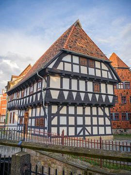 Werelderfgoedstad Quedlinburg - vakwerkhuis in het oude stadscentrum van t.ART