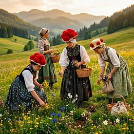 Een idyllisch Zwartwoud in een zee van bloemen 3.0 sur Ingo Laue