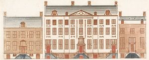 Amsterdamer Grachtenhäuser an der Herengracht, Cornelis Danckerts (II), 1696-1706