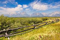 Voor de Grand Tetons