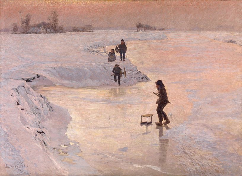 The kingfishers, Emile Claus by Masterful Masters