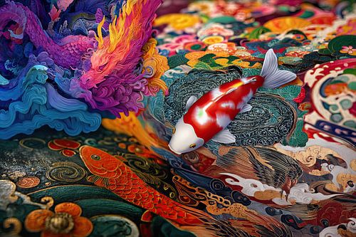 abstracte Japanse kunst