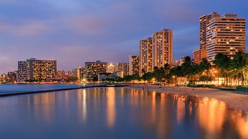 Waikiki Beach, Honolulu, Oahu, Hawaii, Hawaii von Henk Meijer Photography