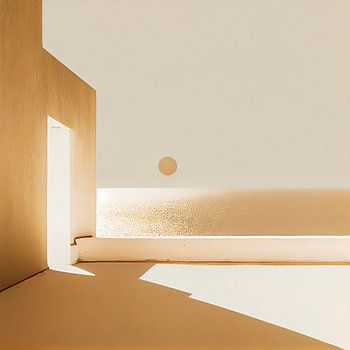 Stilistisch Huis in de Zon met uitzicht op Zee