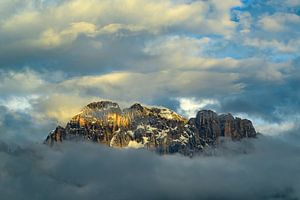 Monte Civetta in den Dolomiten bei Sonnenuntergang