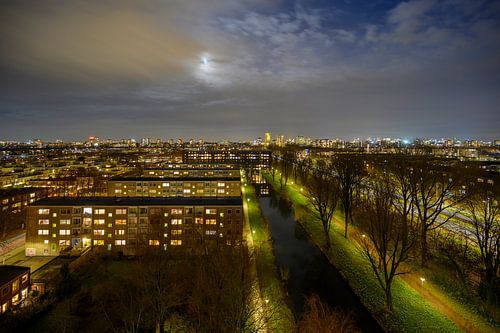 Panorama op Amsterdam