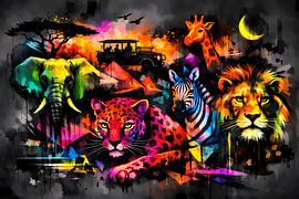 African Wildlife Spirit – Sunset Safari Colours by ButterflyPix