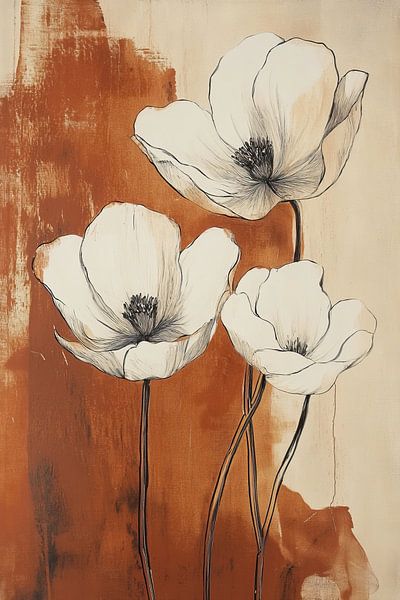 Mohn Orange von Wunderbare Kunst