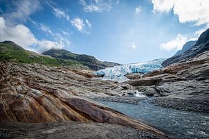 Smeltende gletsjer van Ellis Peeters