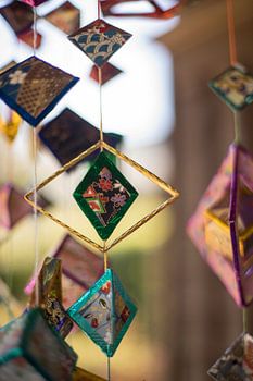 Origami in Japanese temple