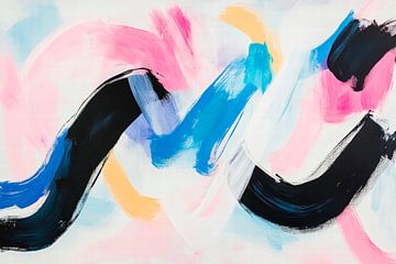 Colourful abstract pattern - Dynamic by Poster Art Shop