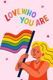 Love Who You Are Pride by Art Kingdom