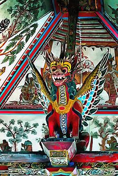 Garuda standbeeld Bali van Dorothy Berry-Lound