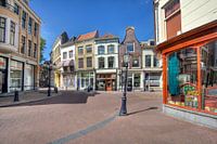 Street in Gouda, Holland